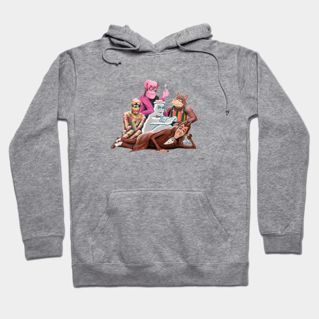 The Real Breakfast Club Hoodie by Jimb Fisher Art